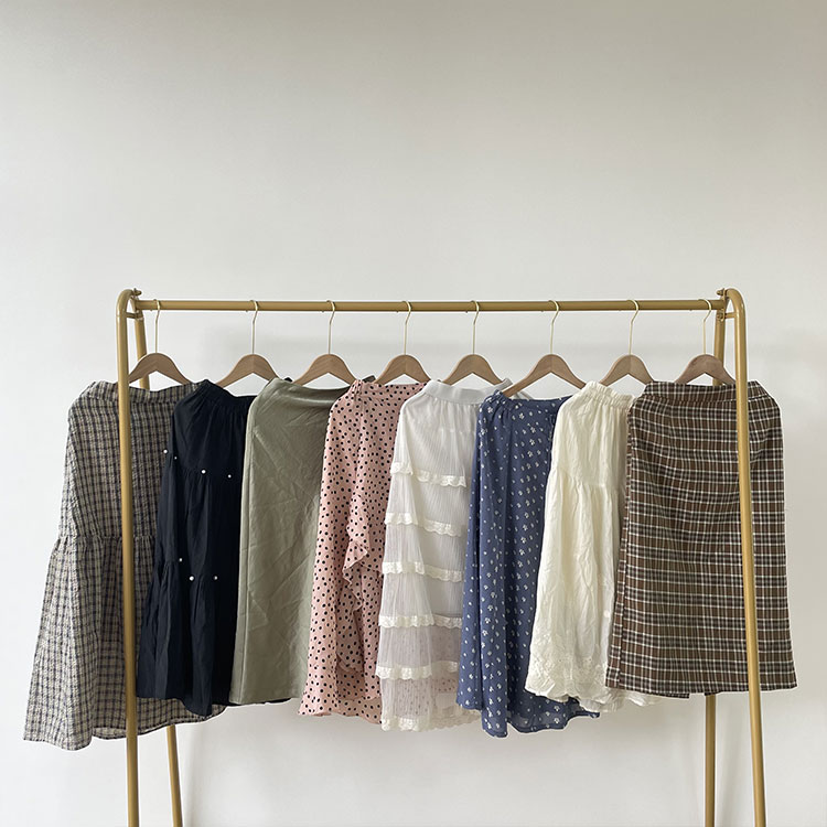 Skirt Kapas Panjang Wanita Terpakai